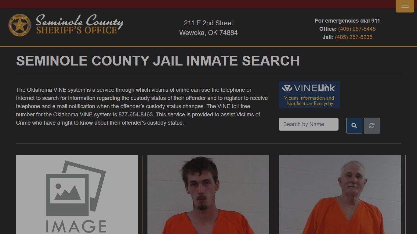 Inmate Search - Seminole County Sheriff's Office